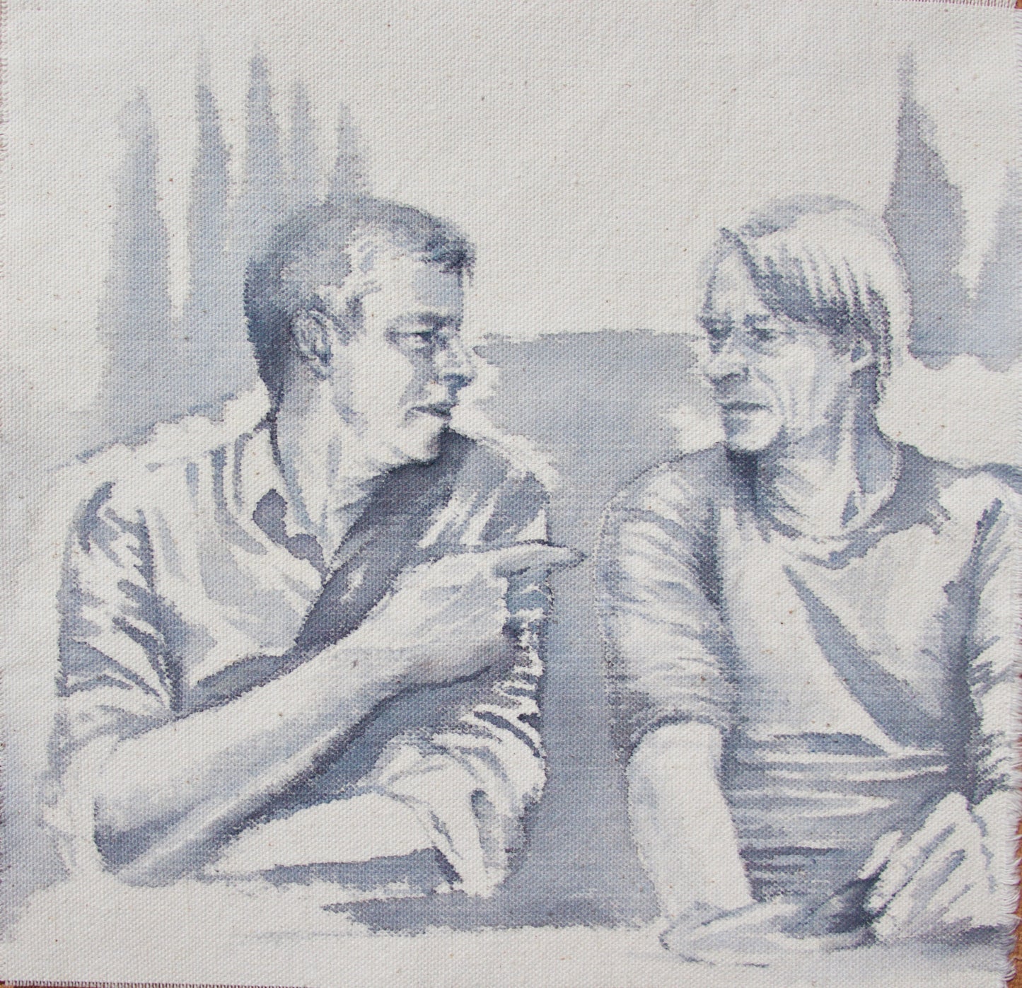 In Conversation III, 38cm x 38cm, 2015.