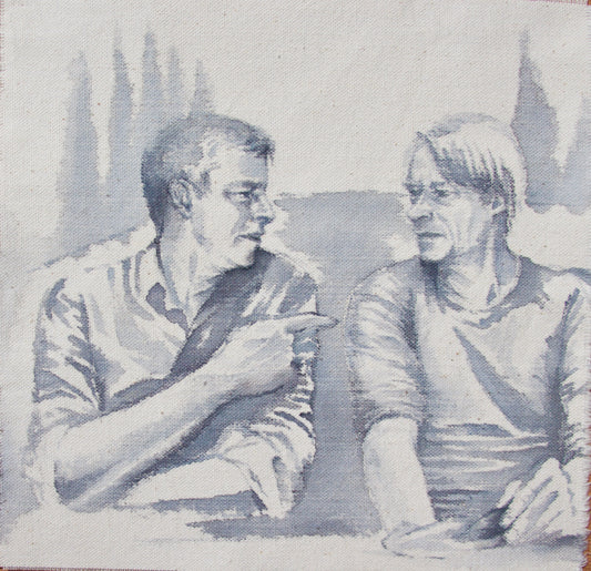 In Conversation III, 38cm x 38cm, 2015.