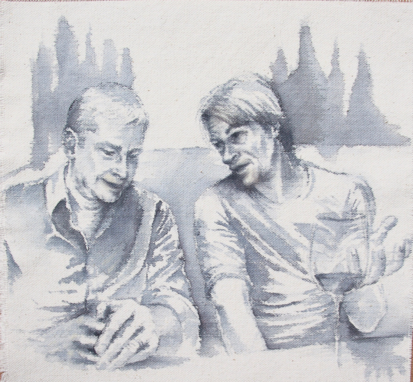 In Conversation II, 38cm x 38cm, 2015.