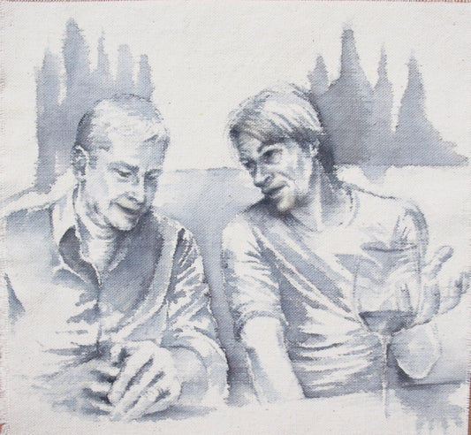 In Conversation II, 38cm x 38cm, 2015.