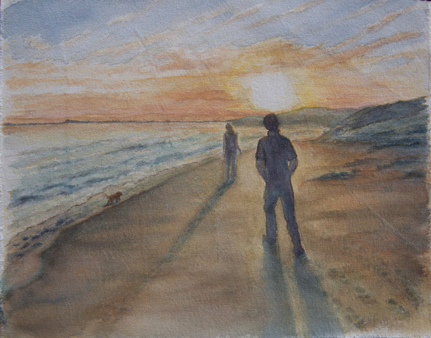 Golden Hour, 46cm x 52cm, 2019.