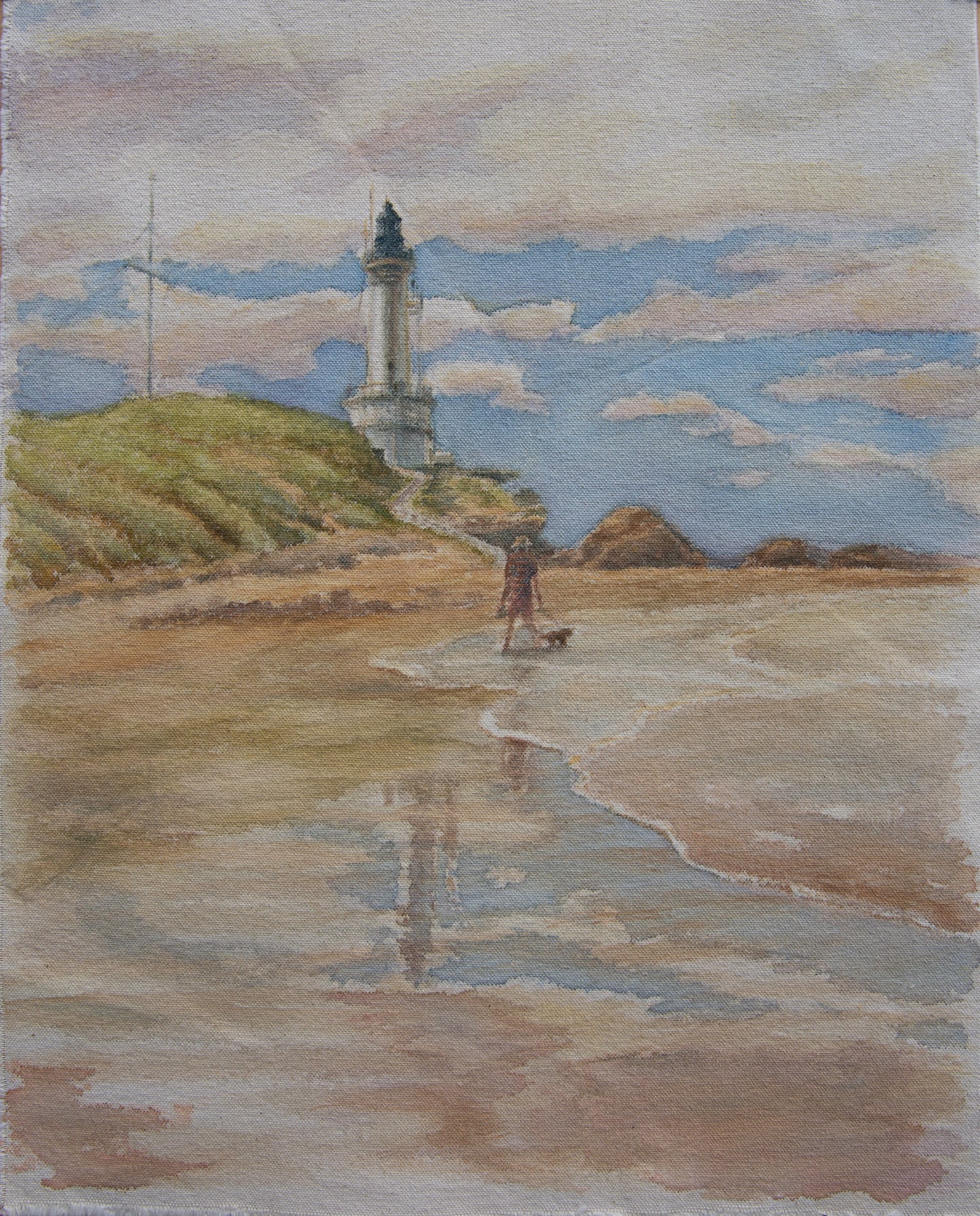 Around the Point, 46cm x 52cm, 2019.