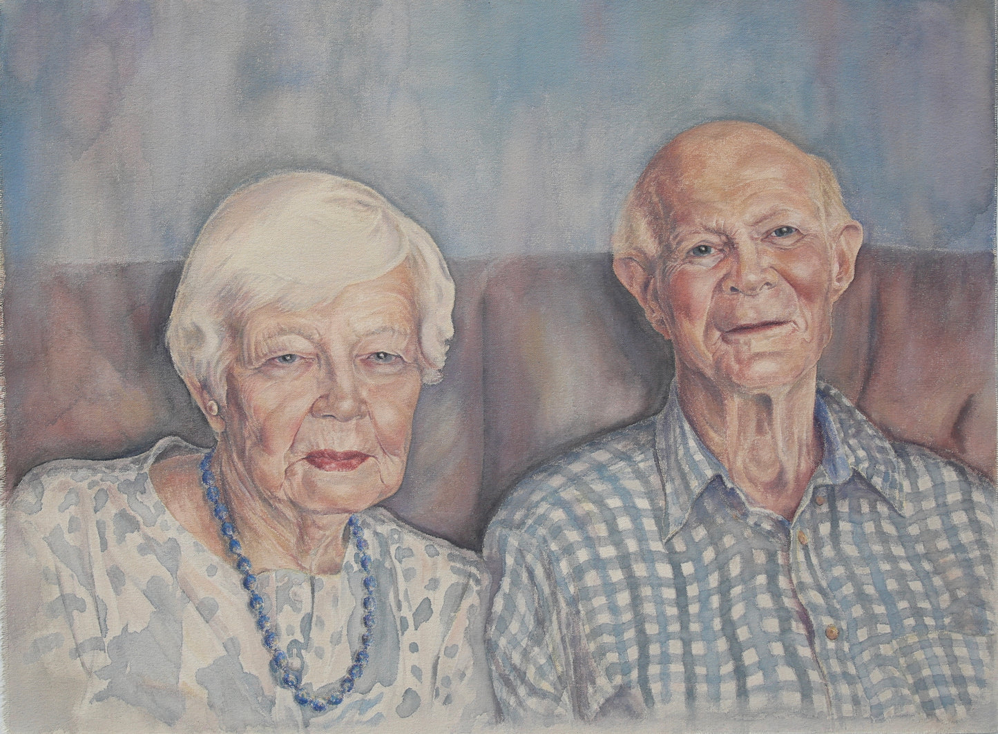 Janet and Howard, 64cm x 82cm, 2019.