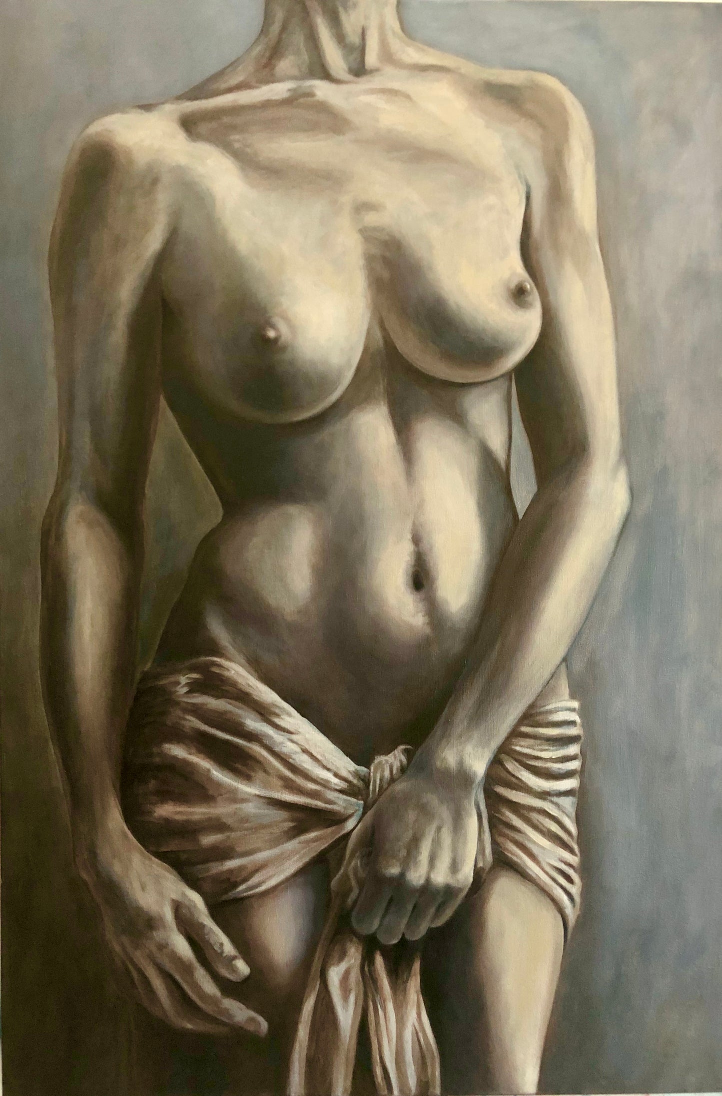 Torso Nude, 122cm x 82cm, 2015.