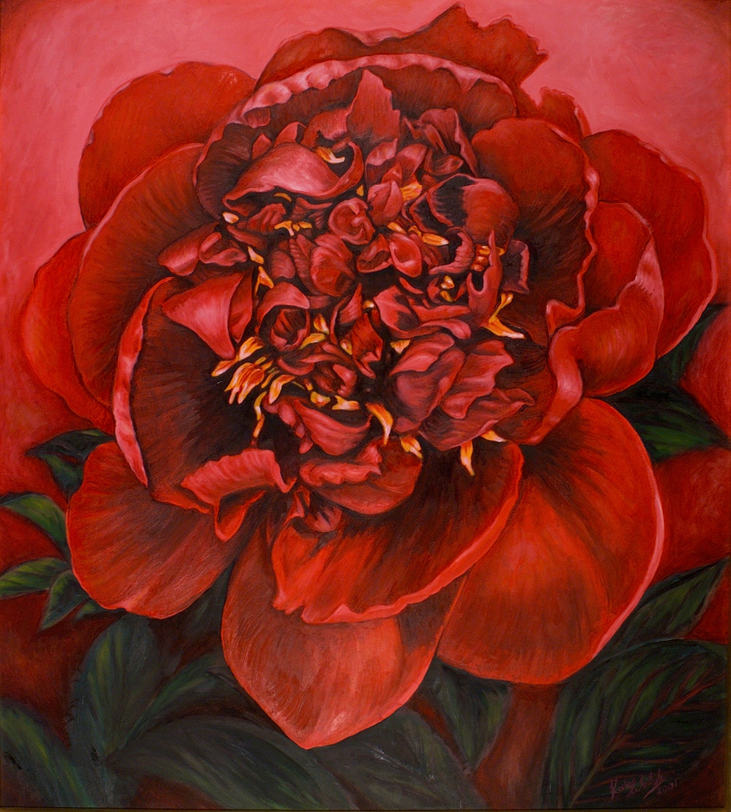 Buckeye Belle Passion, 130cm x 100cm, 2001.