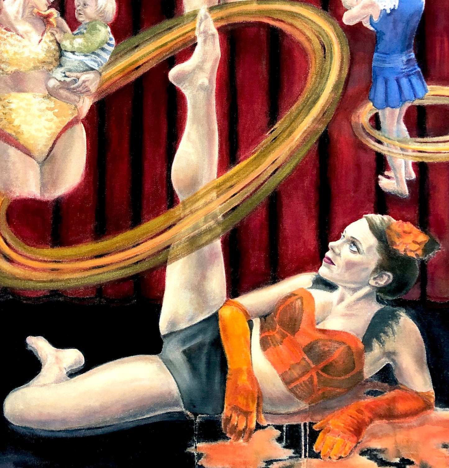 In Demand (Malia the Magnificent), 87cm x 66cm, 2018.