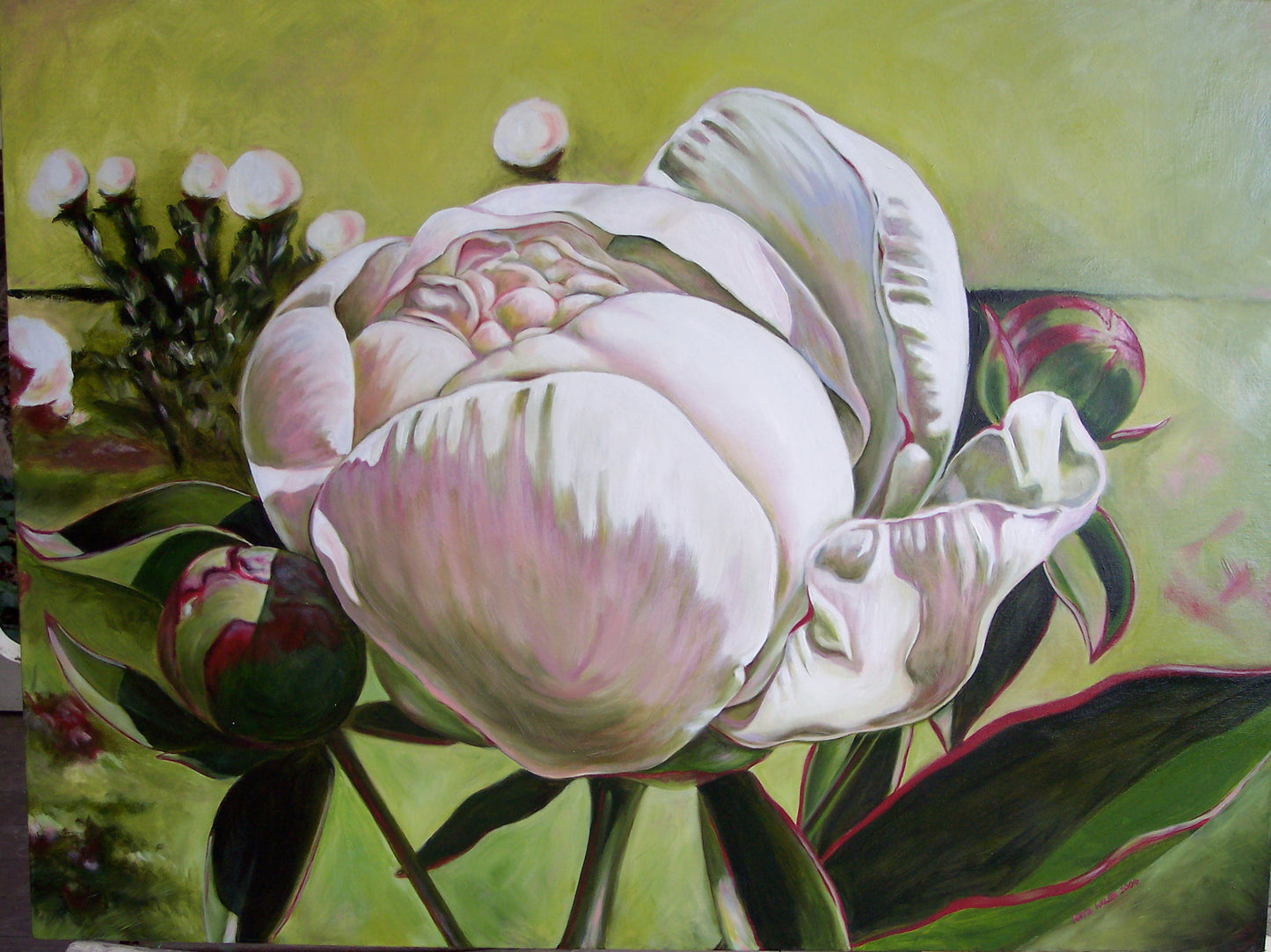 Paeony Dream, 90cm x 120cm, 2004.