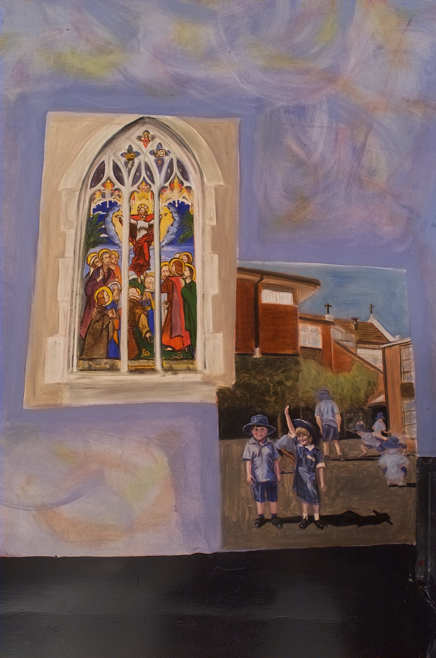 The Meeting Place - Hardiman's in Kensington (Detail), 600cm x 800cm, 2001.