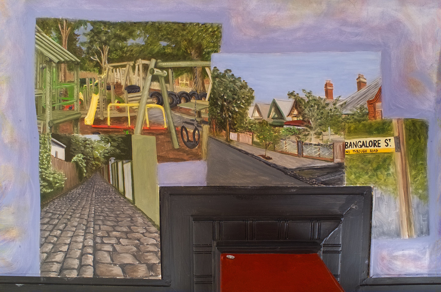 The Meeting Place - Hardiman's in Kensington (Detail), 600cm x 800cm, 2001.