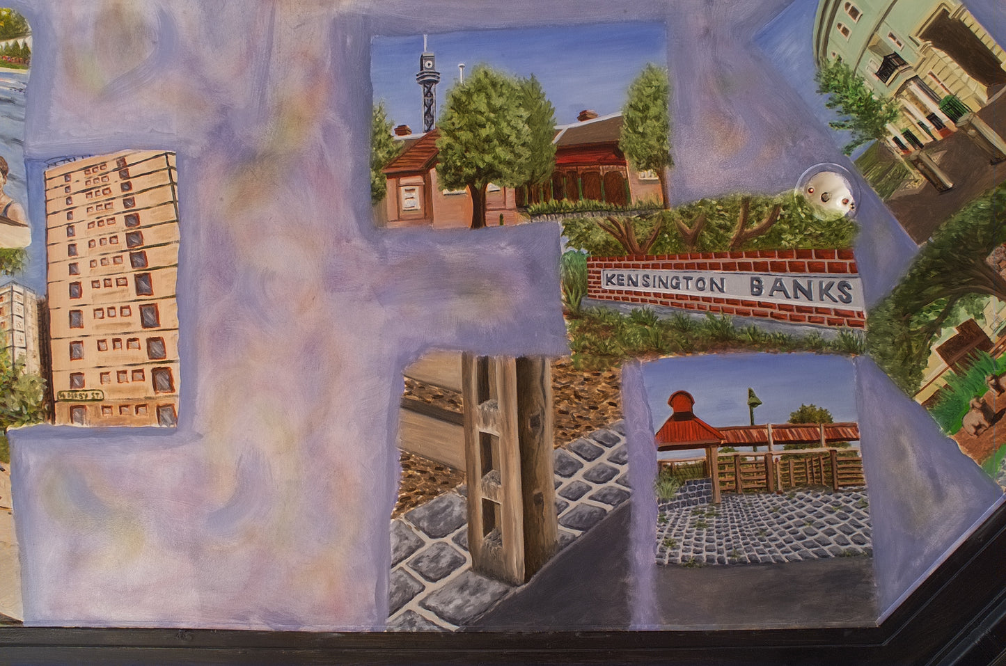 The Meeting Place - Hardiman's in Kensington (Detail), 600cm x 800cm, 2001.