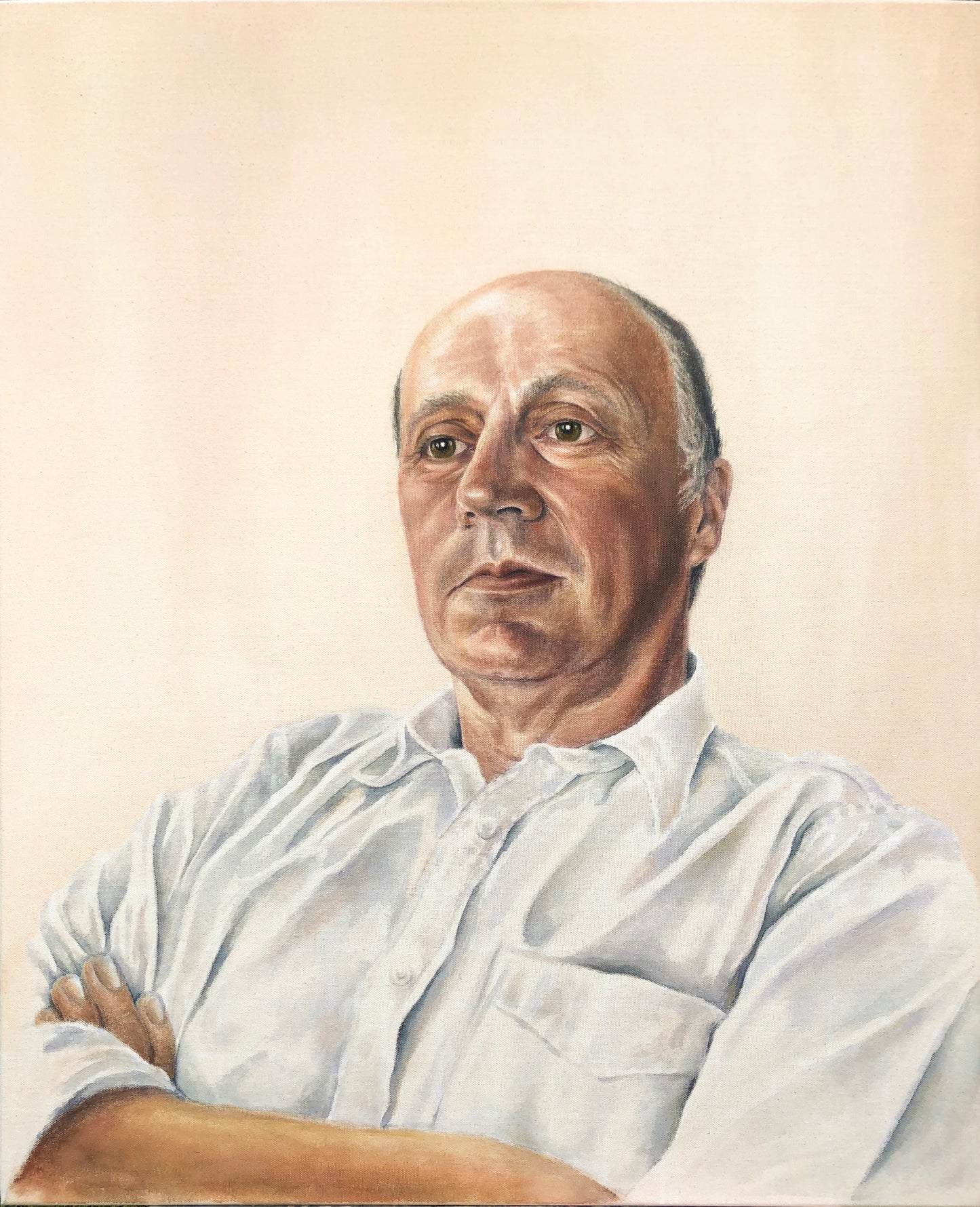 Contemplating Nicholas Bell, 87cm x 72cm, 2018.