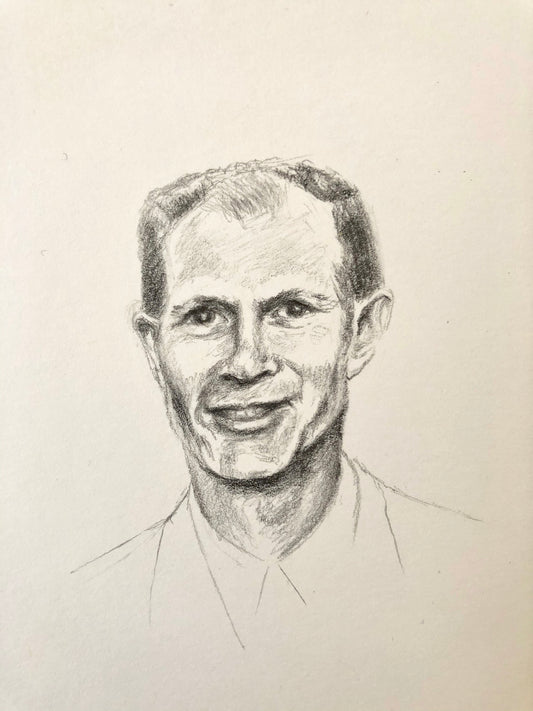 Study of Howard, 30cm x 21cm, 2019.