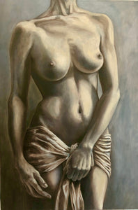 Torso Nude, 122cm x 82cm, Sold